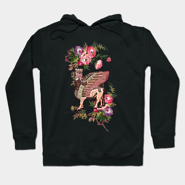 Lamassu Garden Hoodie by doniainart